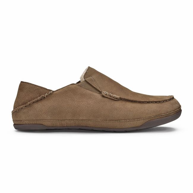 Olukai Men's Kipuka Hulu Slipper - Toffee US637-852